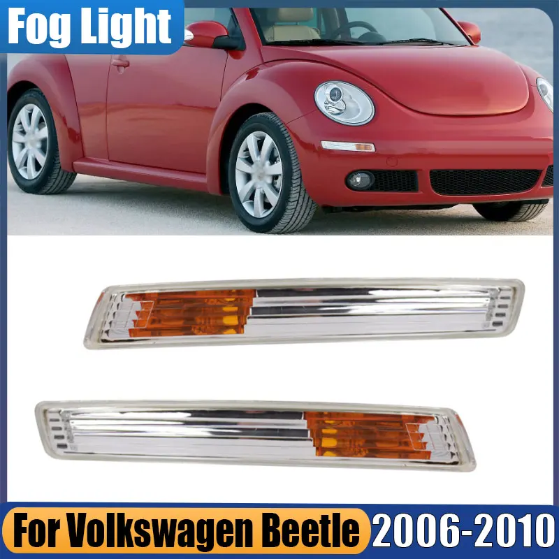 1C 0953041 R 1C 0953041 Q parachoques delantero de coche DRL lámpara de circulación diurna luz de señal de giro para Volkswagen Beetle 2006 2007 2008 2009 2010