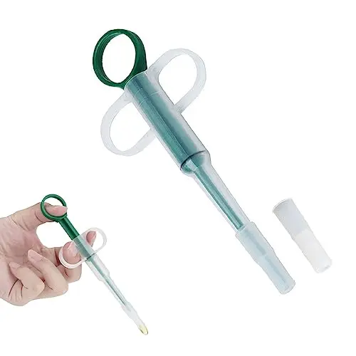 

Pet Pill Plunger Popper for Small Cats Dogs Pill Gun Dispenser Shooter Pet Piller Soft Tip Tablet Syringe Pusher Animal Medicine