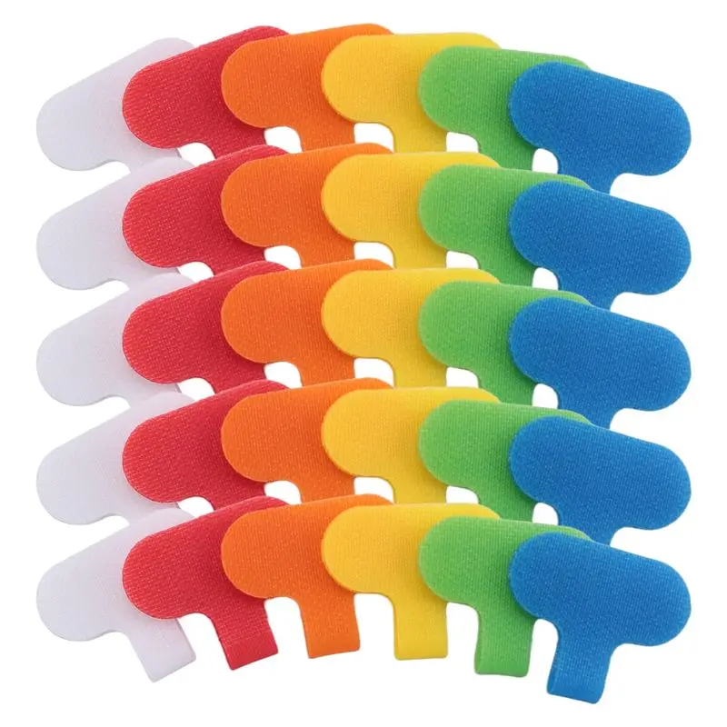 Stock Quantity 30 Piece Cable Labels Cord Labels Write On Wire Labels Tags Plastic For Cable Management And Identification