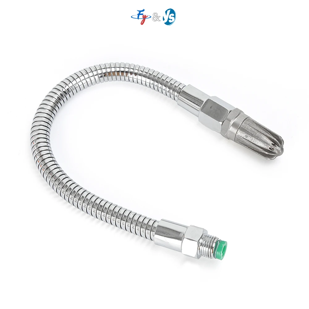 Grade High Pressure Washer Nozzle SS Hose with Swivel Joint Air Blowing Nozzle Gardening Cleaning for Car  Garden Washing