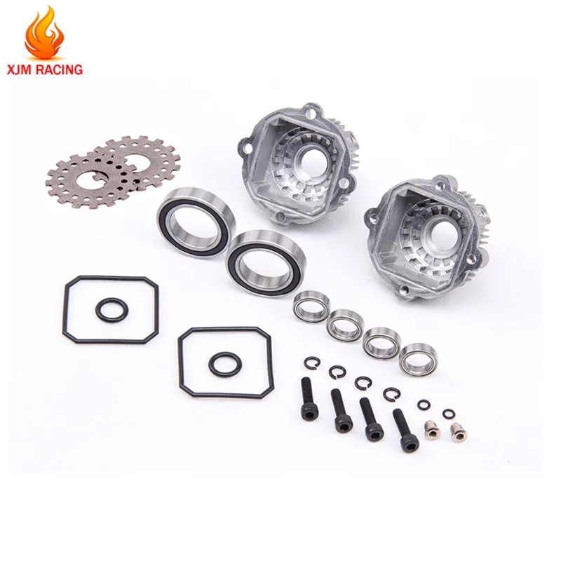 알루미늄 디프 기어 쉘 커버 세트 (1/5 HPI 로반 Km GTB 레이싱 바하 5B 5T 5SC SS 트럭 Rc 자동차 부품용)