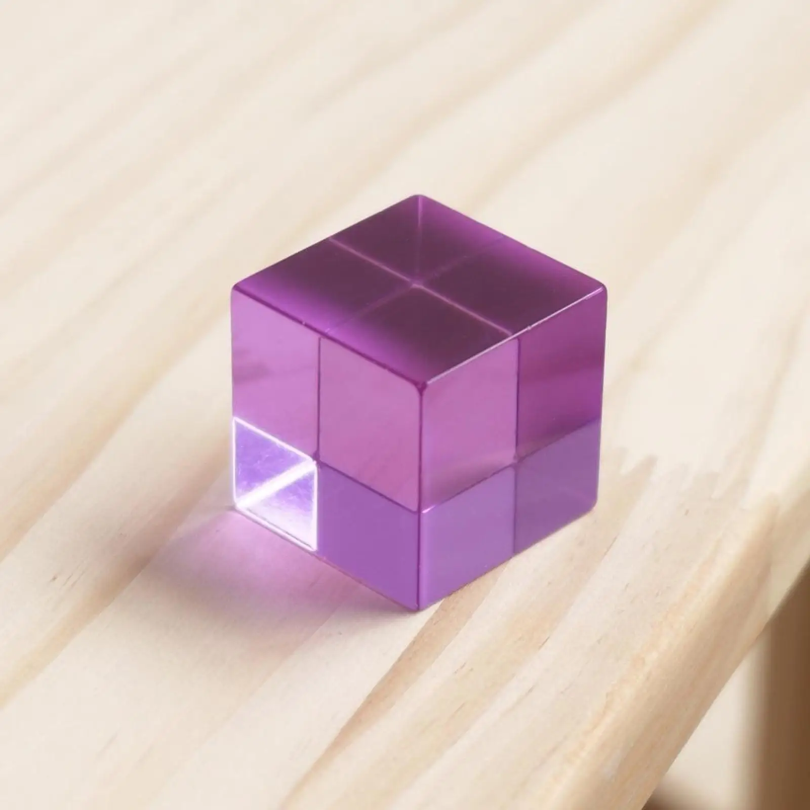 Rainbow Acrylic Building Blocks for Kids Colorful Transparent Stacking Toy Set Smooth Creative Educational Blocks for Hand Eye