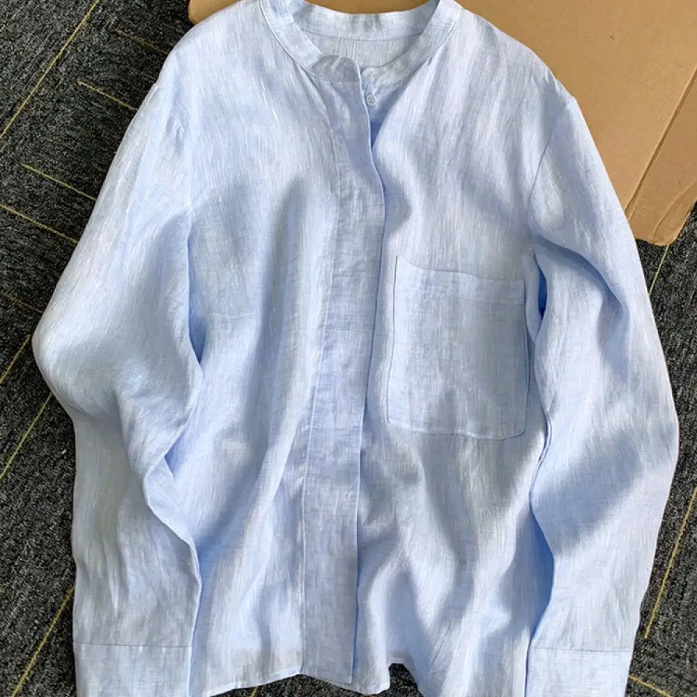 Summer Women Pink Shirt Jacket Lightweight Long Sleeve Old Money Style Breathable Elegant Casual Sun Protection Blouse