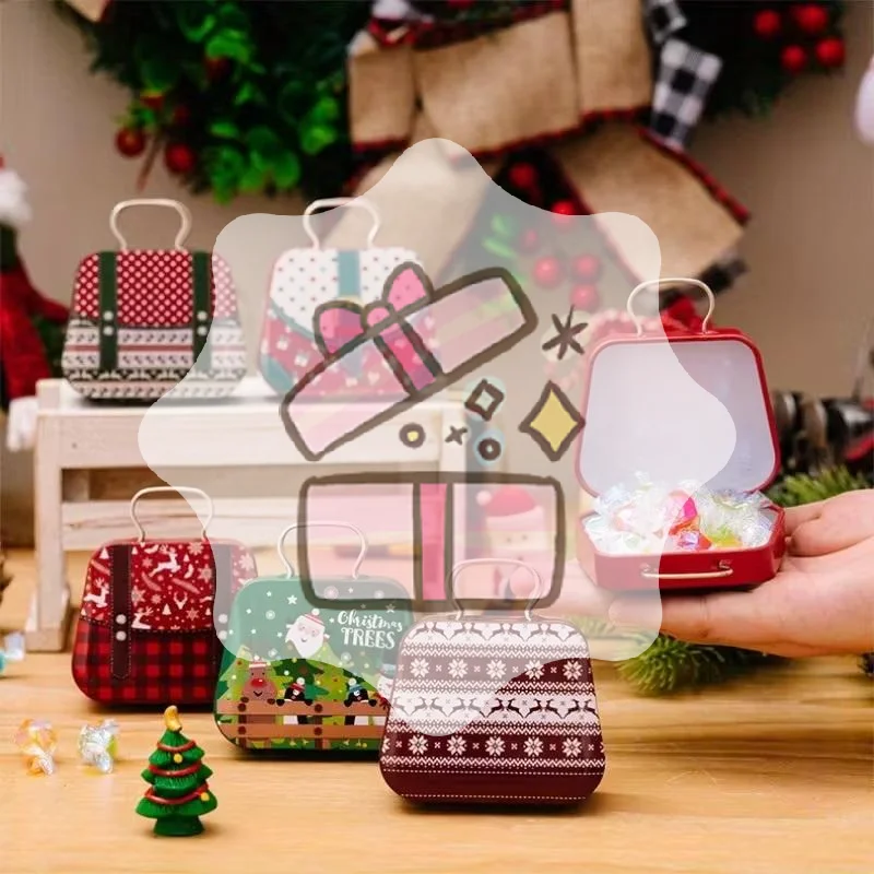 

Рождественские украшения, жестяные сумки-тоут, коробки для конфет, детские подарочные коробки, маленькие жестяные коробки, подарочные коробки для печенья, коробки для домашнего хранения