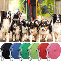 Nylon extra long training dog leash 3 /6 /10 meters pet leash for walking dogs Durable and strong traction rope Pet Products