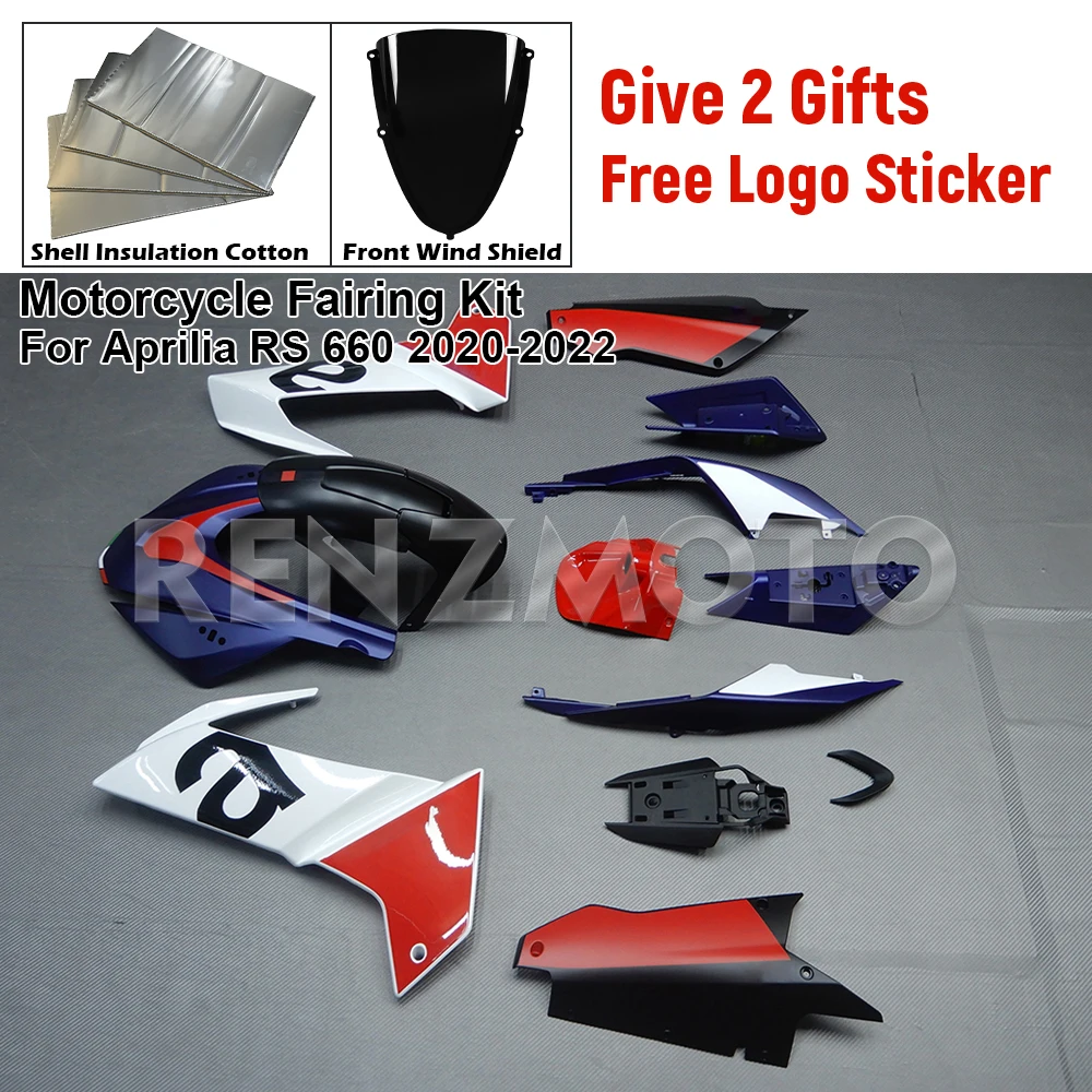 

Для Aprilia RS 660 2020-2022 комплект обтекателя мотоцикла, комплект кузова, пластиковые аксессуары, литьевой кузов RS 660 2020-2022 RS660-103a