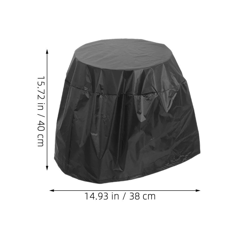 

210D Waterproof BBQ Grill Cover Round Outdoor Smoker Protection Covers Stove Oxford Cloth Weatherproof Patio