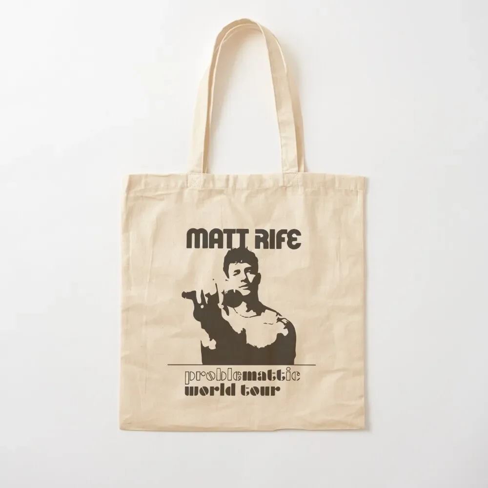 Matt Rife Problemattic World Tour Tote Bag eco bag folding Customizable canvas Canvas