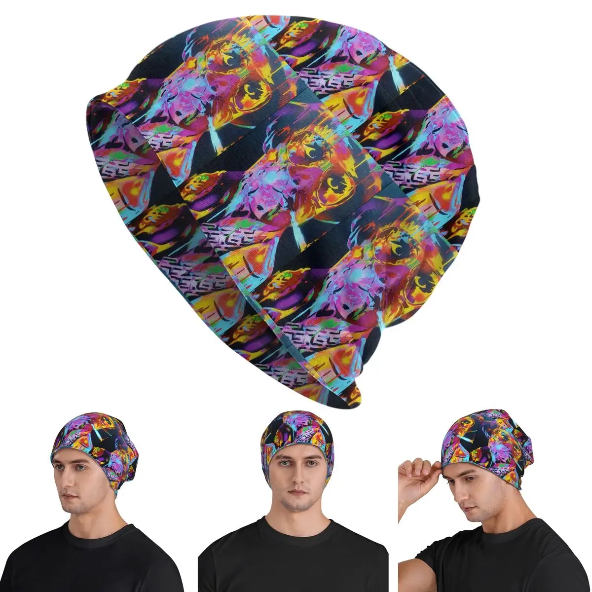 Fear And Loathing In Las Vegas Art Skullies Beanies Hats Warm Autumn Winter Outdoor Cap Knitted Bonnet Caps for Unisex Adult