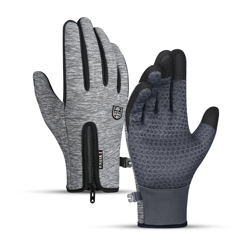 Outdoor Winter Radfahren Handschuhe Fahrrad Wasserdichte Lauf Handschuhe Fahrrad Wandern Motorrad Sport Handschuhe Touchscreen Volle Finger