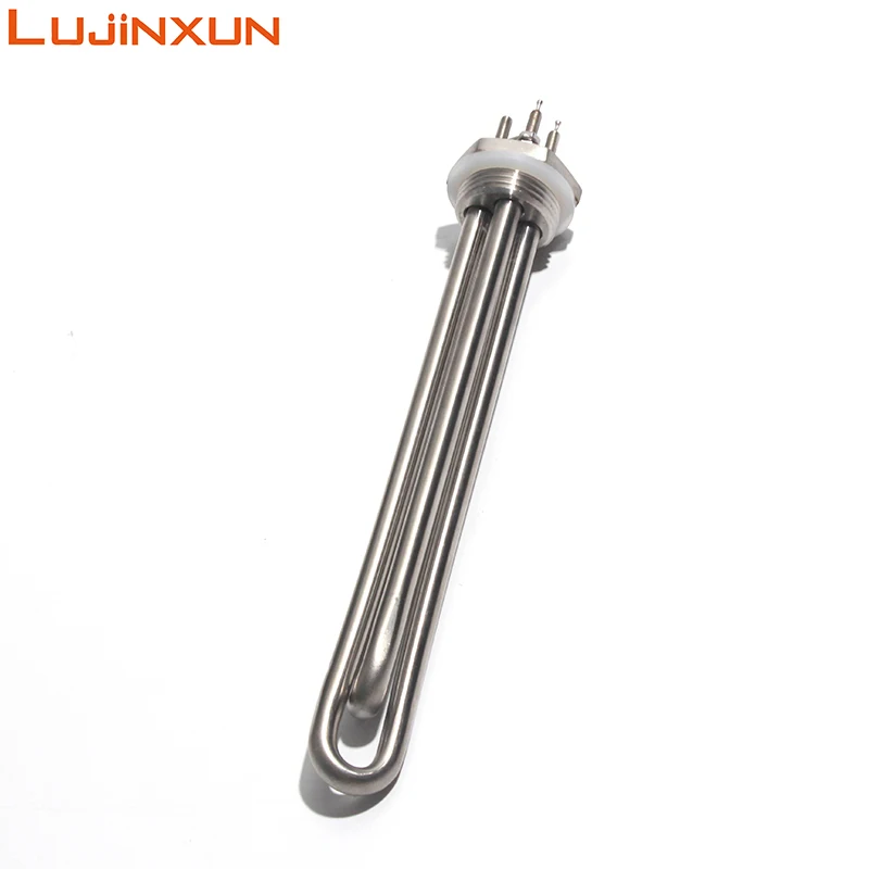 LUJINXUN 12 فولت عنصر التدفئة سخان مياه غاطس 1 بوصة BSP DN25/32 مللي متر 100 واط 200 واط 300 واط 400 واط 600 واط الشمسية أنبوبي سخان أنبوب 1 قطعة