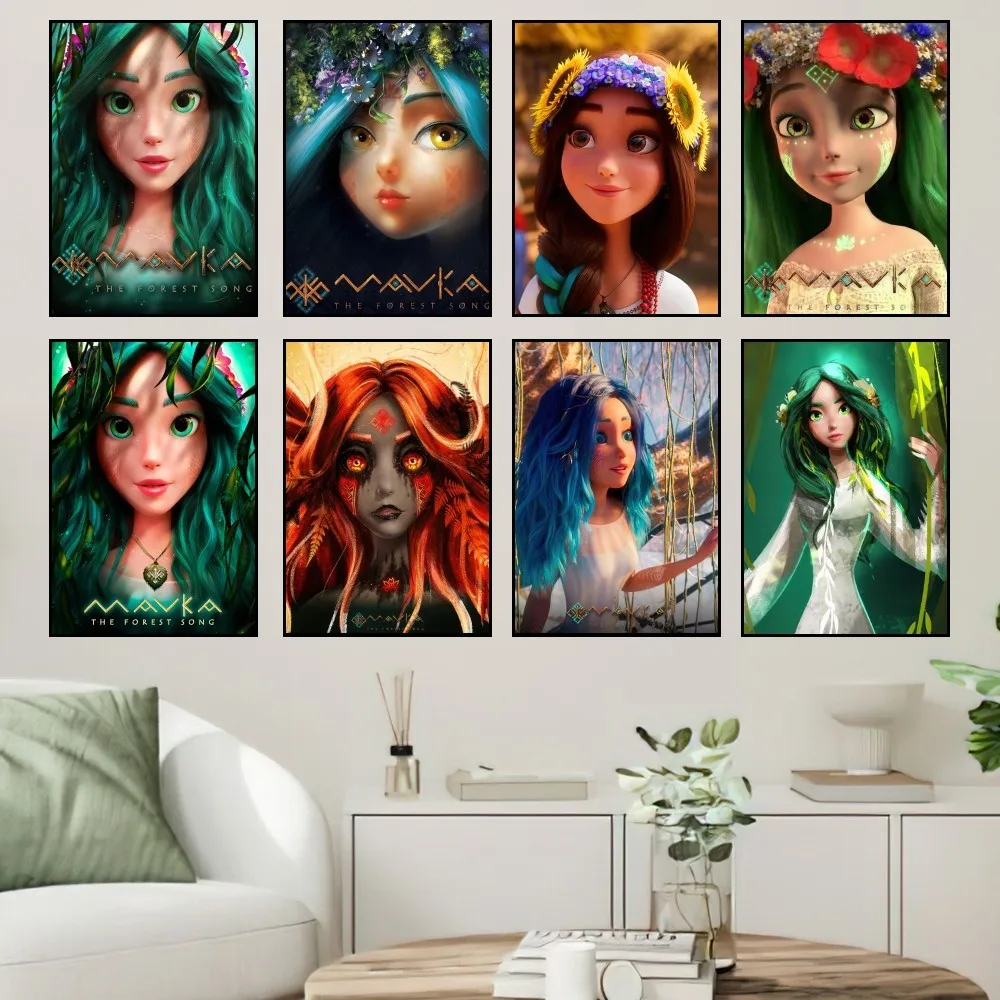 

Cartoon Film Mavka The Forest Song Poster Prints Wall Painting Bedroom Living Room Decoration Office Home