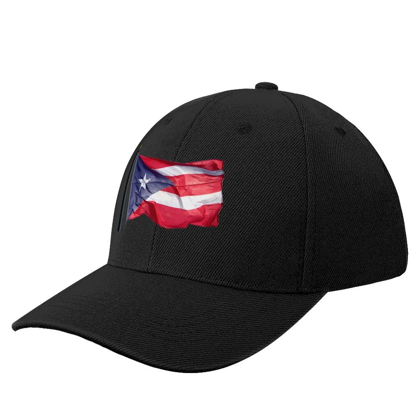 Puerto Rican Flag Waving Boricua Photography in San Juan Baseball Cap Custom Cap Visor Luxury Brand sun hat Women Men's