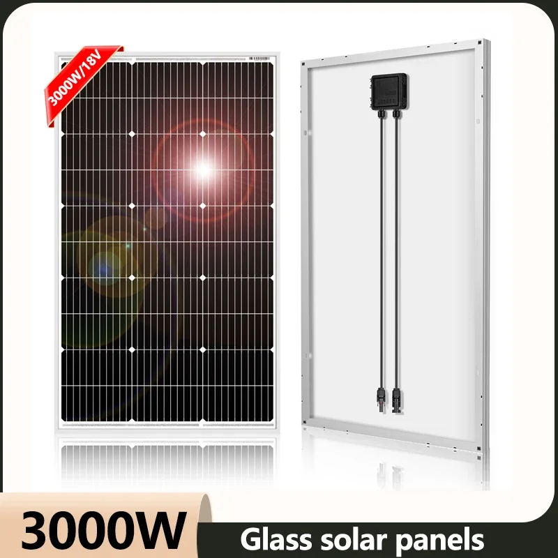 3000W Solar Panel Aluminium Rahmen Photovoltaik Panel System Power Bank Für Home Camper Auto RV Boot Balkon Power Wasserdicht