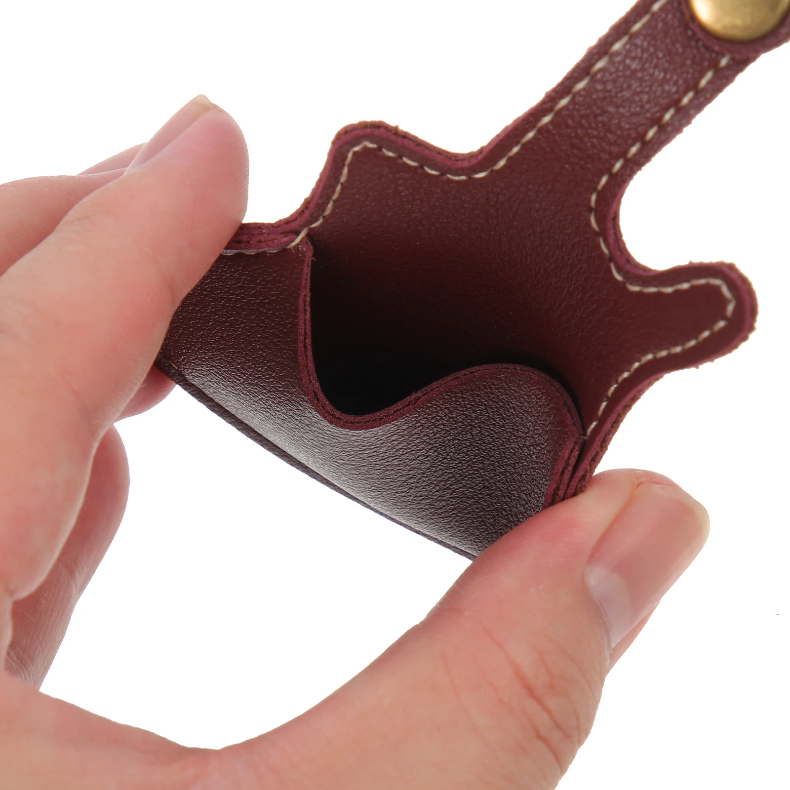 

2pcs Portable Pick Bag Guitar Shaped Storage Case For Picks Capo Bass Plectrums Durable Pick Holder For Guitar Ukulele