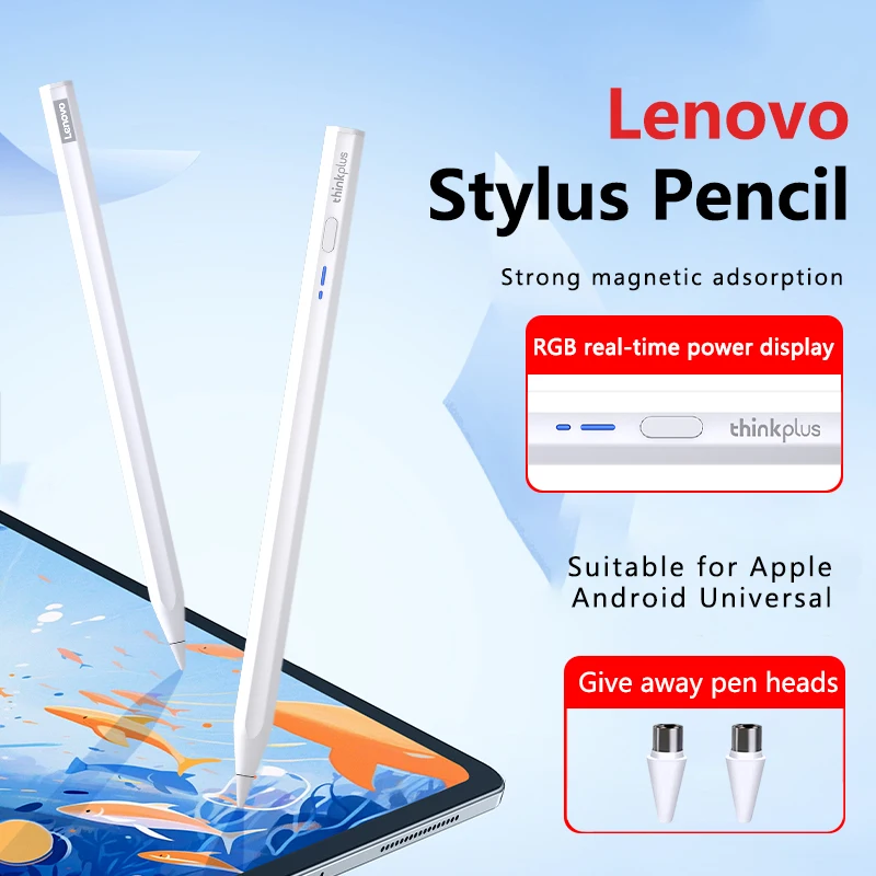 

Lenovo thinkplus BP18BL Universal stylus Pencil Pen For Android/iOS/Windows iPad Bluetooth Power display control photography Pen