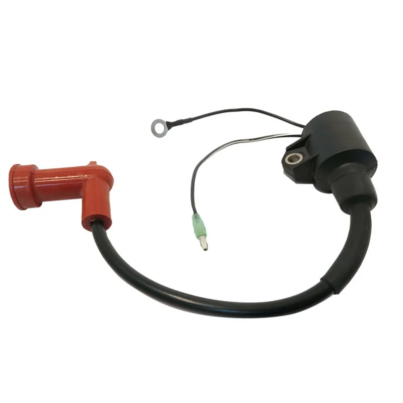 Outboard Ignition Coil Assy 63V-85570-00-00 For Yamaha 9.9HP 15 HP Boat Engine CDI System High Tension Coil Spark Plug Cap - view 6