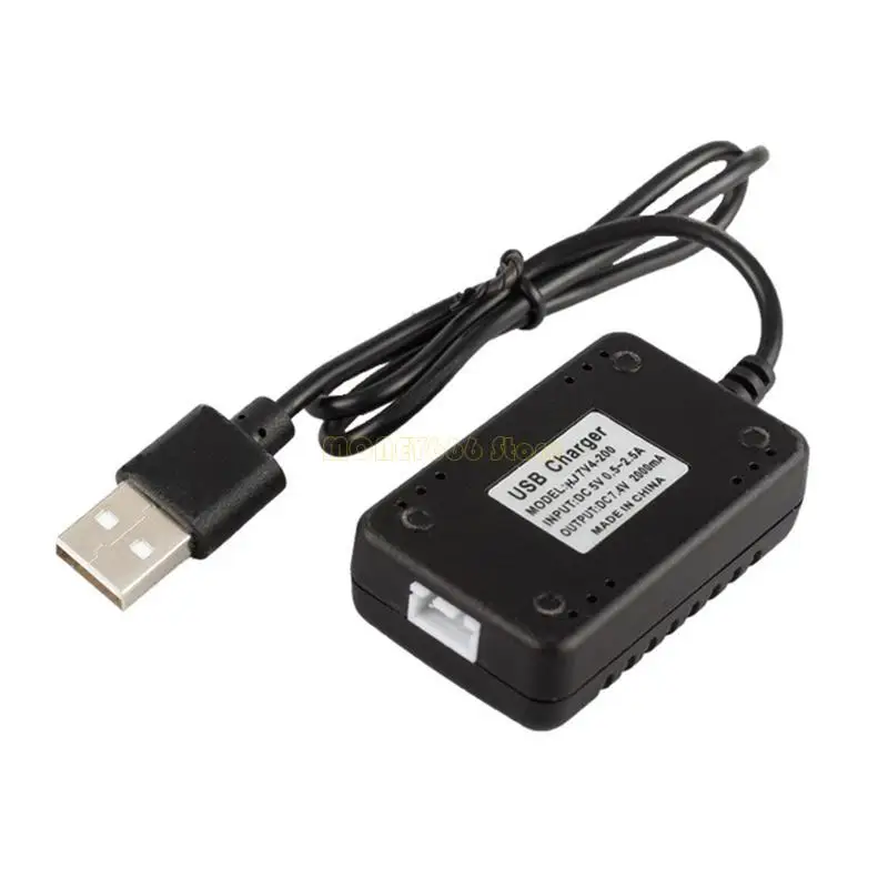 F62C 7.4V 2S 리튬 배터리 충전기 3P 1500MA 고속 XH-3P 플러그 RC 헬리콥터 쿼드 콥터 드론 항공기