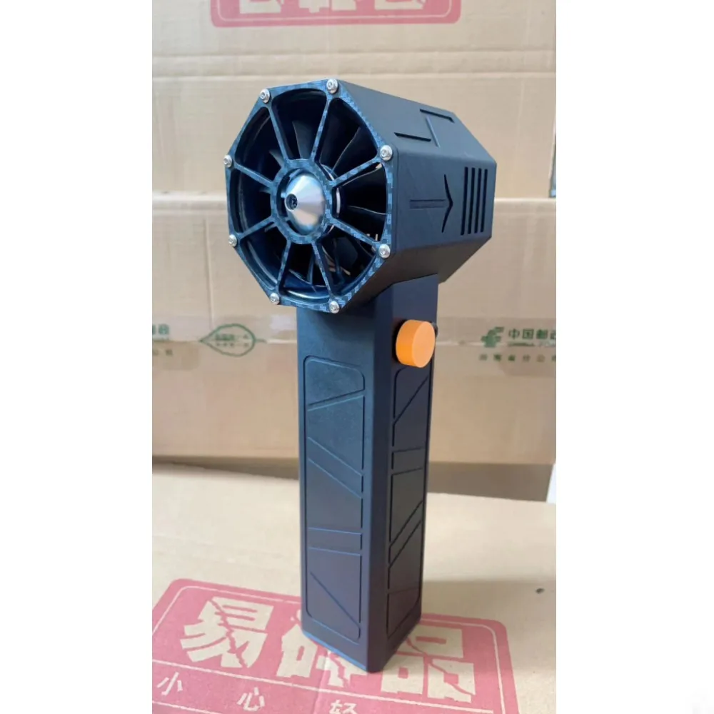 Turbo Jet Fan XL, Mini potente ventilatore multifunzionale 1300g spinta ad alta velocità aspiratore canalizzato, 64mm Brushless ad alte prestazioni