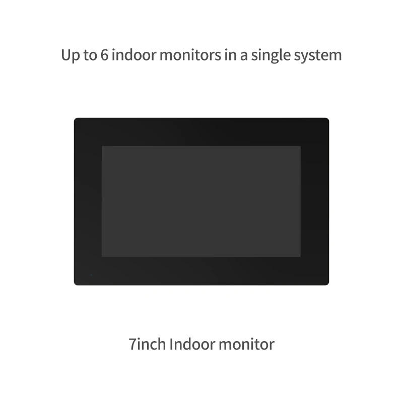 7Inch IPS Screen Tuya Smartlife  POE WIFI IP Doorbell Intercom Video Door Phone Visual Door Viewer Access Control System