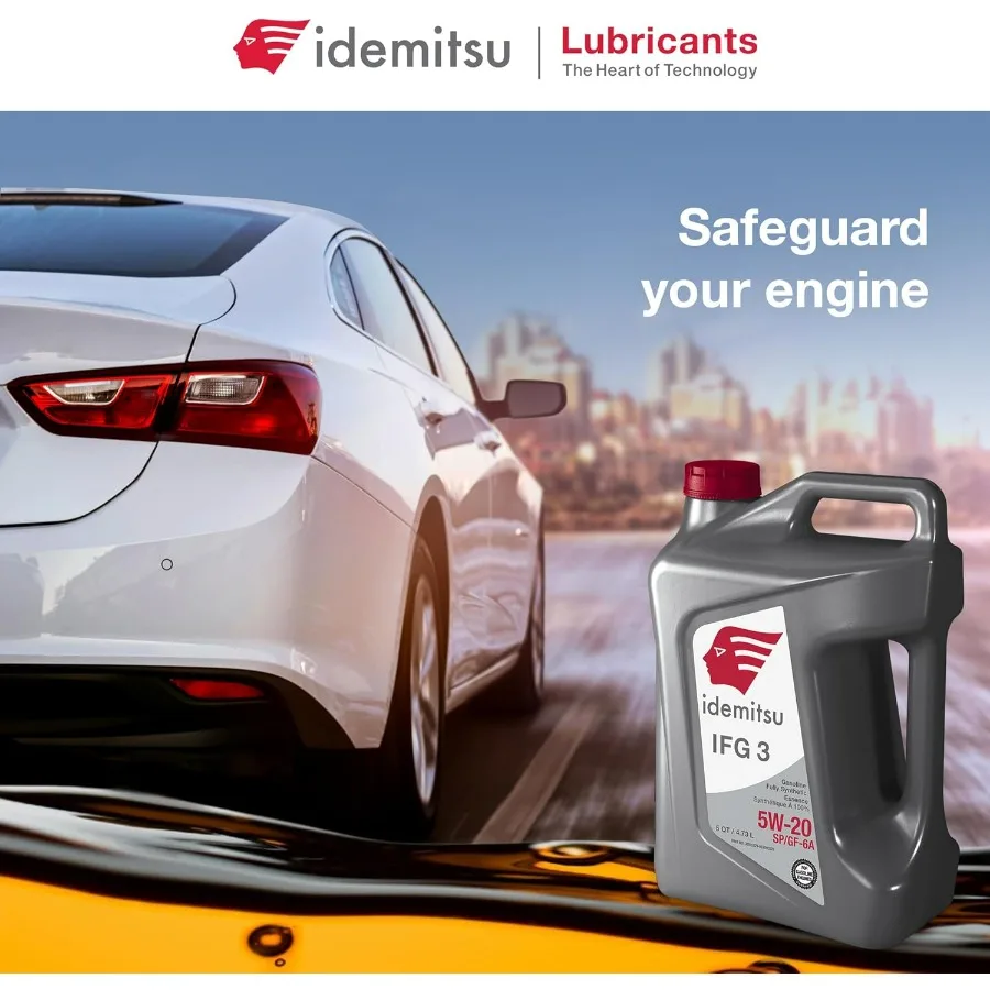 زيت محرك IFG 3 5W20 صناعي كامل 5 كوارت SP GF6A زيت محرك معتمد لمحركات TGDI PFI أقصى قدر من الكفاءة