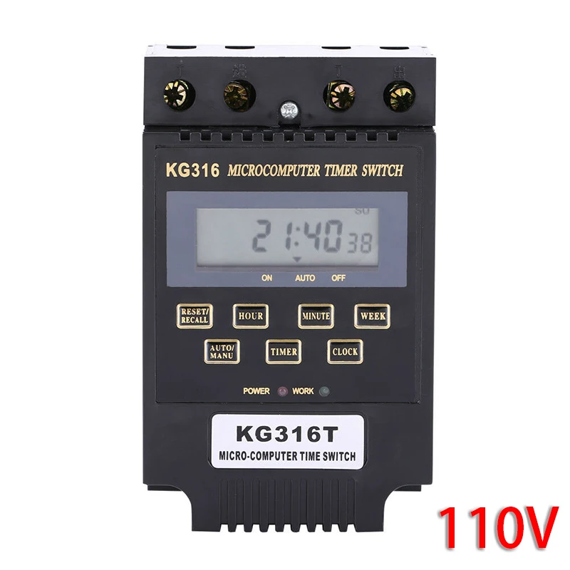 

Convenient Useful Controller Street Light Timing On Off Power Switch Timer 180V-240V Automatic Electrical Kg316t Monitor