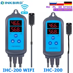 INKBIRD IHC-200 & 200 EU Socket&Plug WiFi Digital Dural Stage Dehumidifying Humidity Controller Humidifaction Humidifier Control