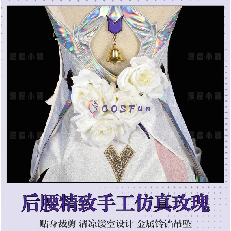Elysia Cosplay Honkai Impact 3 Costume  Full Set Uniform Role Play Halloween Carnival Party Outfit for Women COSFun