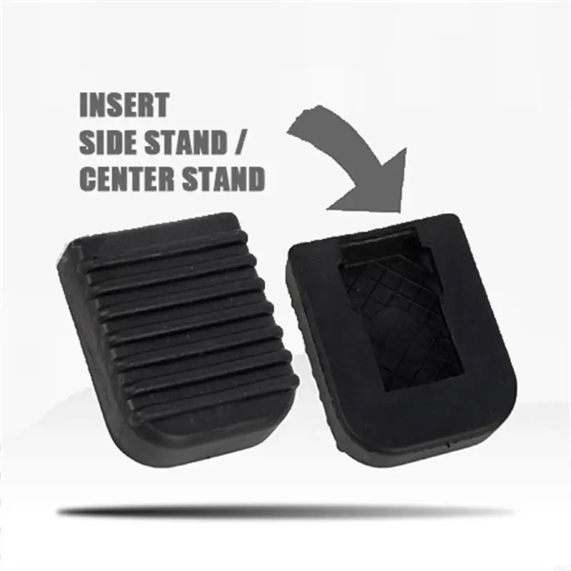 E8BC Motorcycle Support Pad Motorcycle Pad Pad Pad Geral Fit Stand Extension Case para aumentar a durabilidade do suporte