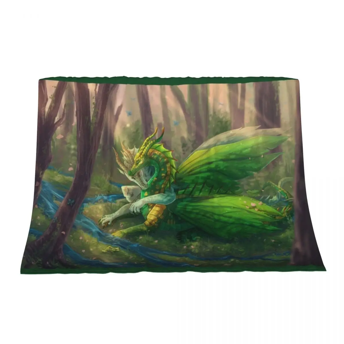 Крылья огня - одеяло с изображением Санда и ивы, декоративные диваны, пледы для дивана, одеяла для дивана