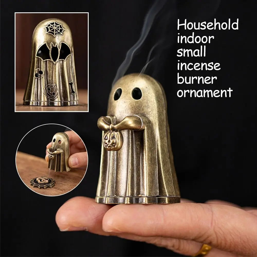 Alloy Incense Burner Hollow Out Animal Foot Plate Sandalwood Incense Burner Mini Carved Wishing Lamp Incense Burner