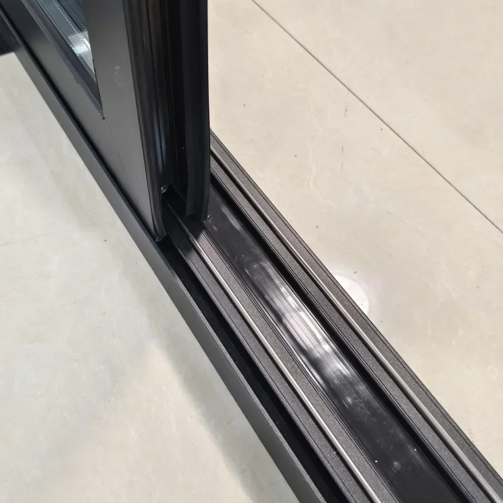 DN Factory Price Aluminium Alloy Profile Sliding Door Tempered Glass Door for Sun Room Balcony Glass Sliding Door System