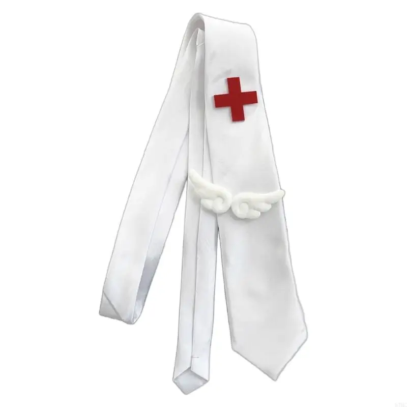 Uniform Black Ties for Senior High School Uniform Pre-tied Crosses Wing