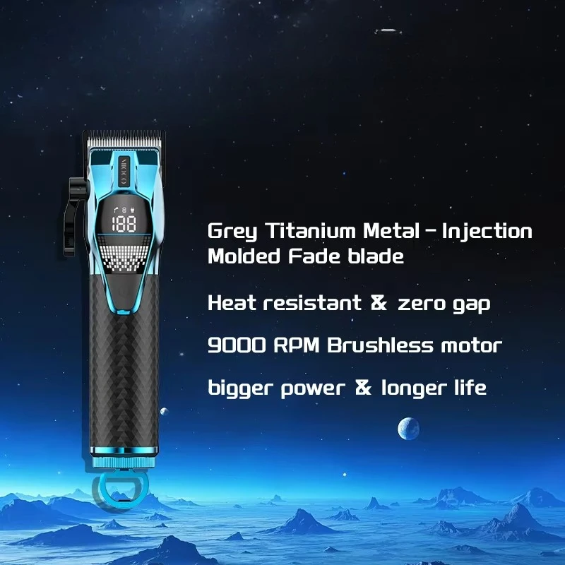 M2201 Electric Hair Trimmer Cordless Professional Rechargeable Golden Best Barber Hair Clipper for Men