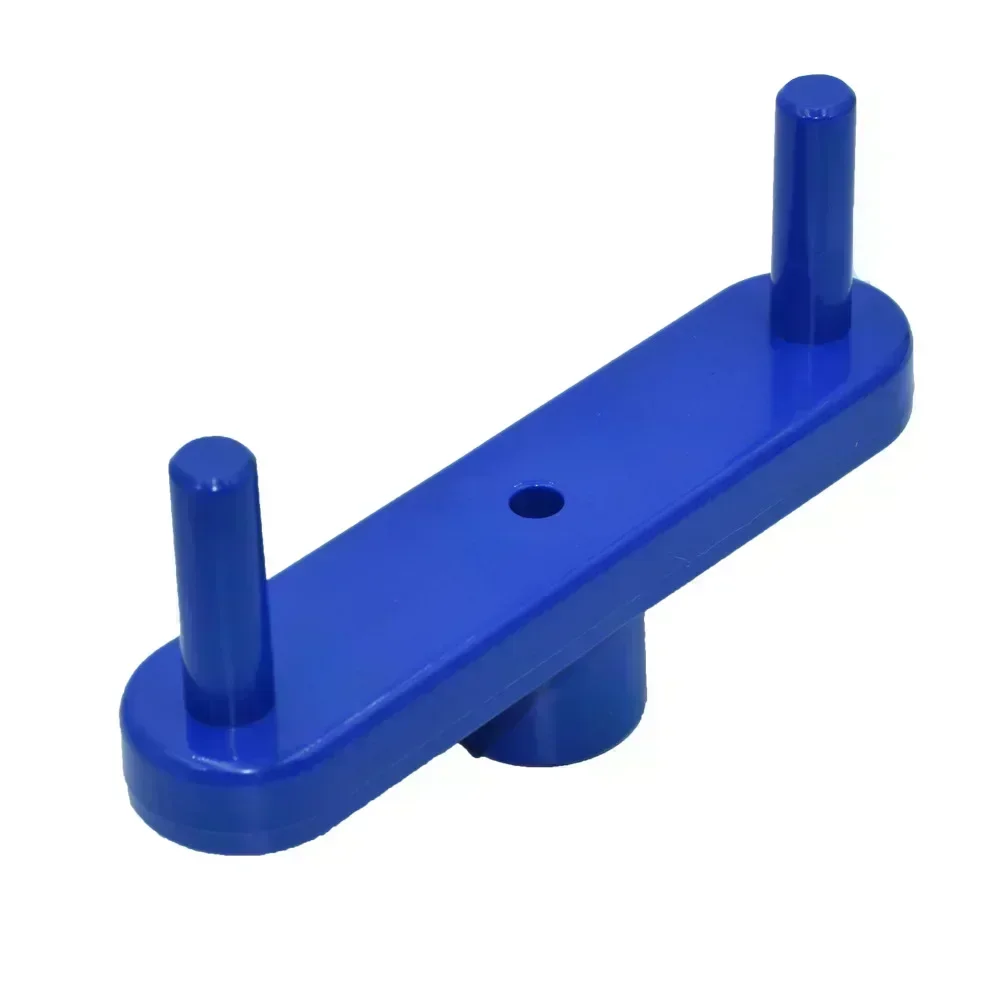 Center Gauge Drill Locator ABS Plastic Blue Guide Line Wood Positioning Scribe Woodworking Marking Easy To Use