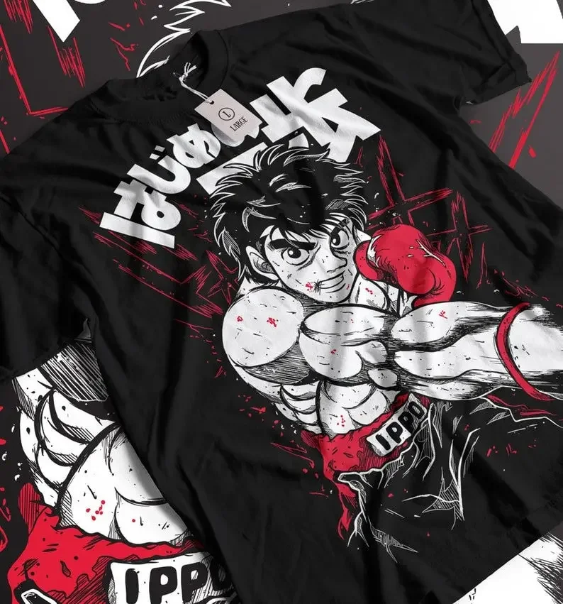 Manga Tshirt, Sport 90s Anime Lovers, Boxing GYM Anime Tshirt, Otaku Ropa