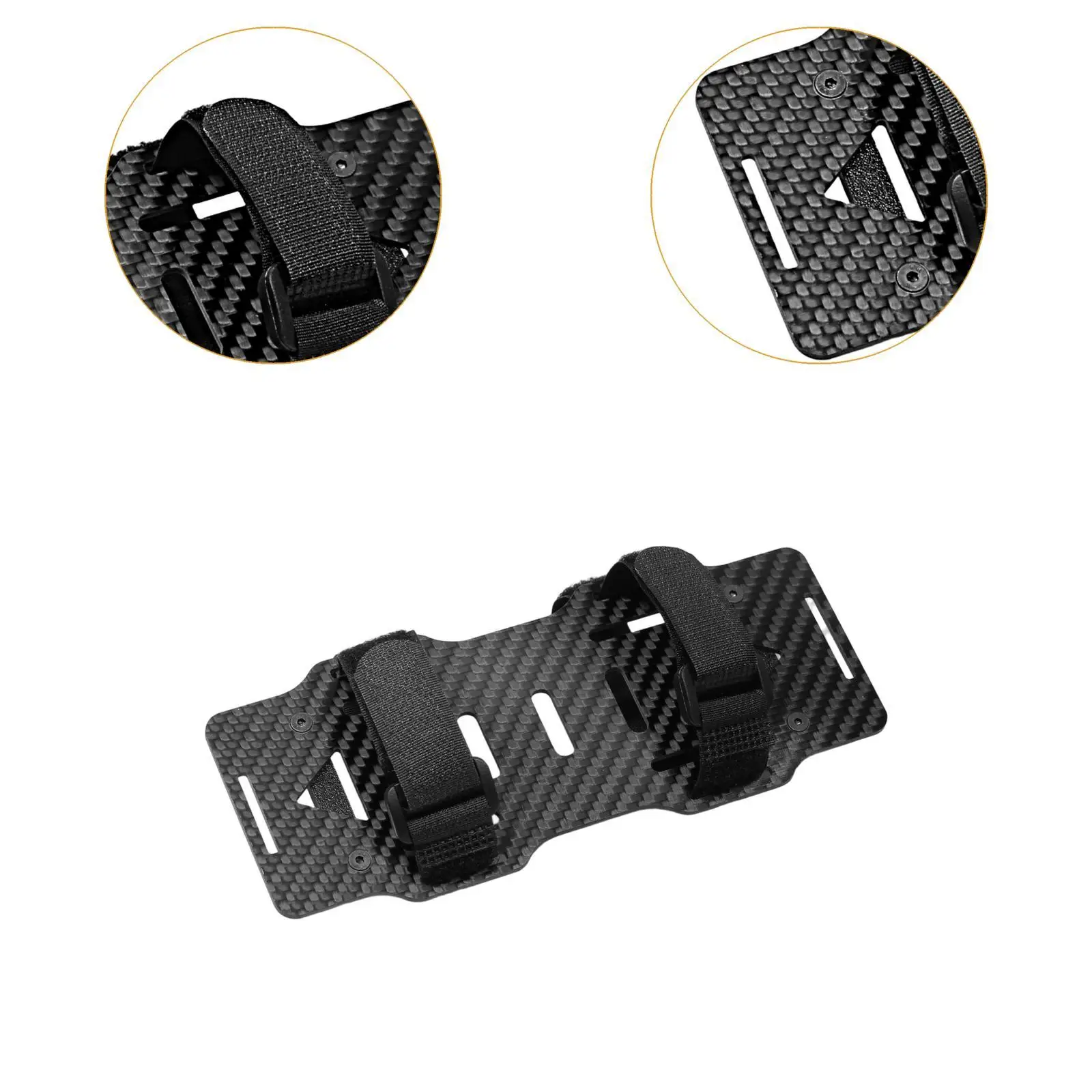 Chassis Battery Mounts Plate Bracket Carbon Fiber RC Crawler Car Holder for Leilalu JK07 MK07 Spare Parts Upgrade view 3