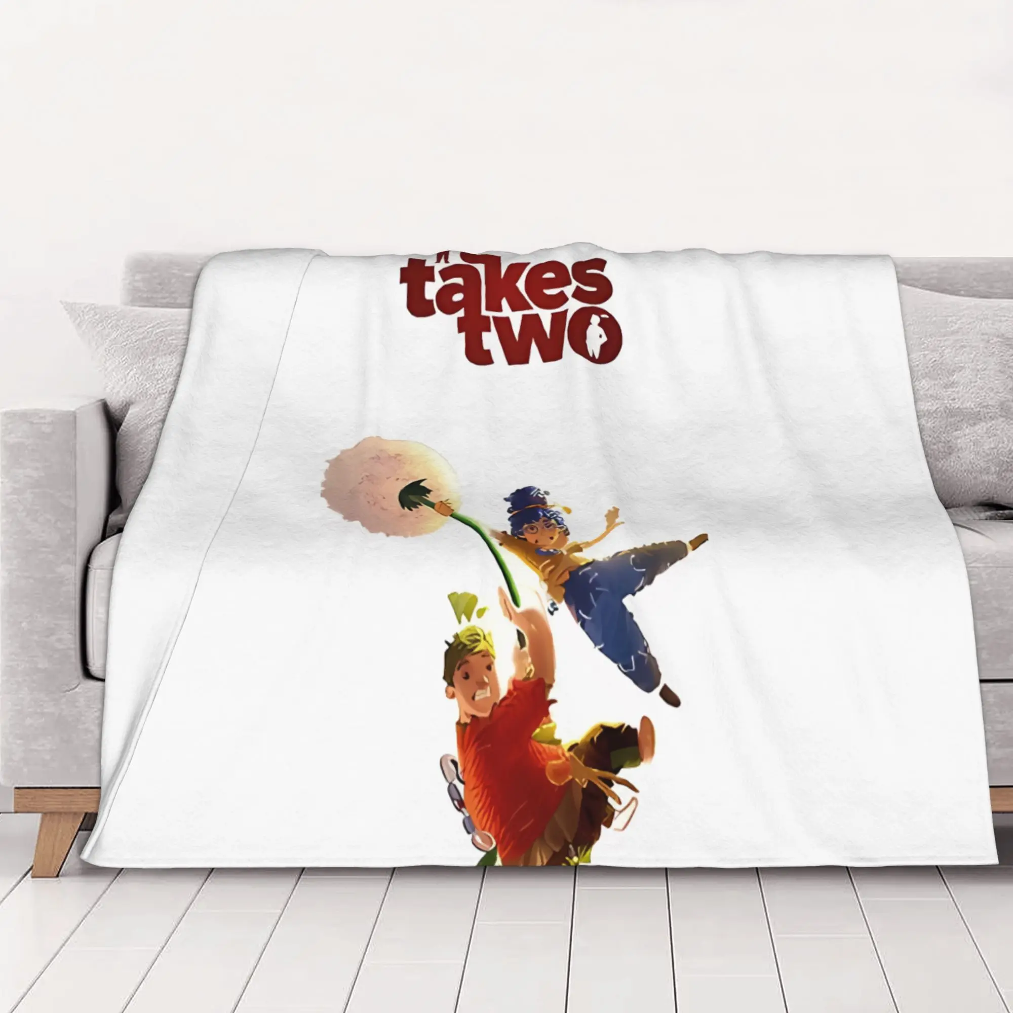 1PC home Cutecore It Takes Two Game It Takes Two Blanket Super Cosy Plush Home Living Room Sofa halloween