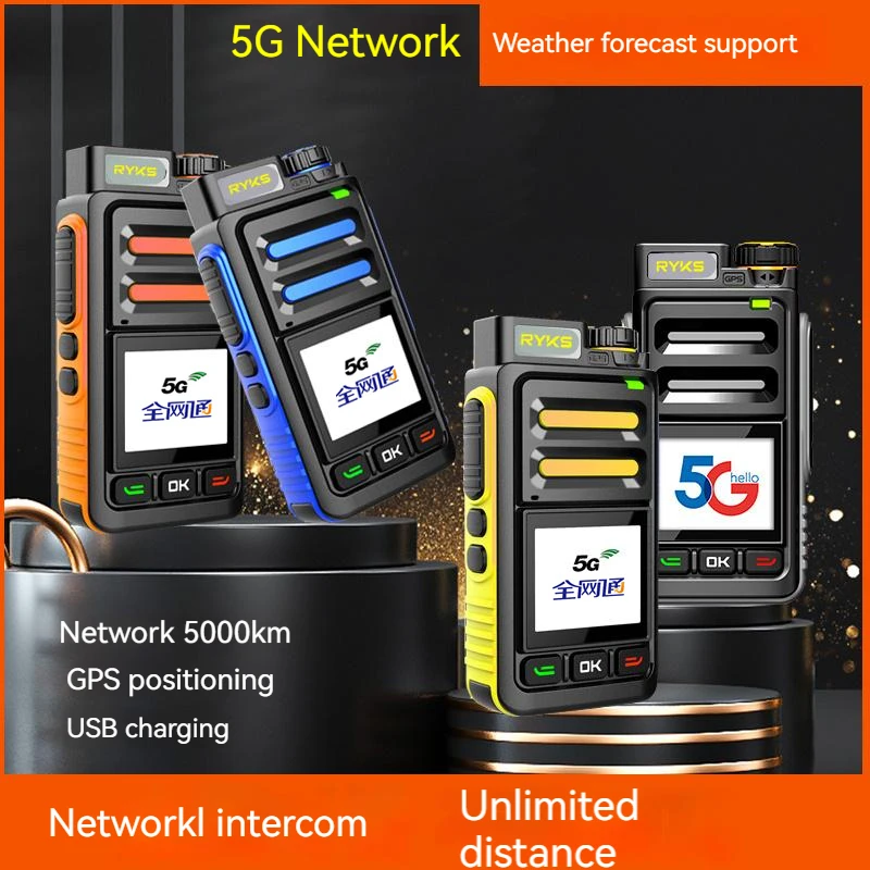 Imagem -02 - Rádio Bidirecional de Intercomunicação Global Walkie Talkie Mini Cartão Sim Internet 4g Poc Longo Alcance 5000km Par sem Fefefee