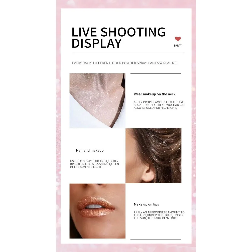 Illuminating Luminous Shimmer Powder Sparkle Glitter Finishing Setting Makeup Private Label Custom Logo Vegan Wholesale