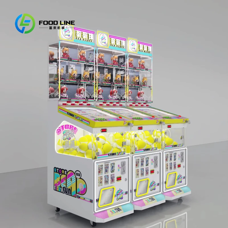 Customized Egg Ball Pinball Game Machine Coin Operated Vending Machine Plastic Capsule Toys Self-service Arcade Game Equipment