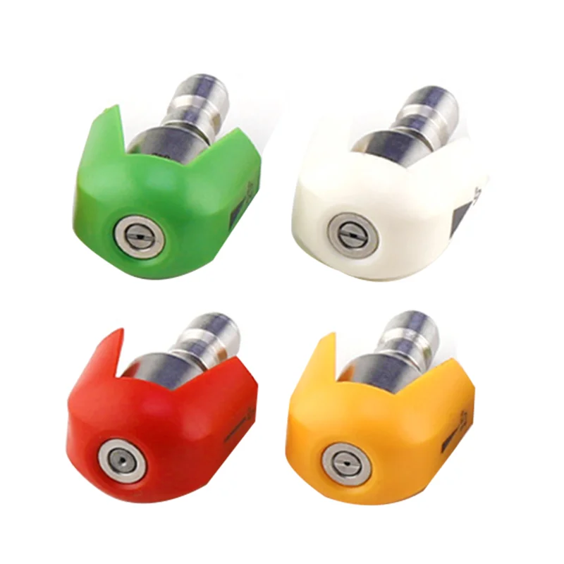

HHO-Pressure Washer Spray Nozzle Tips Multiple Degrees, 360 Degree 1/4 Quick Connection, Spray Set Kits For Karcher , 4 Pack