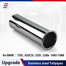 1PCS  Stainless Steel Exhaust Tail OEM Parts 82119413968 PipeTip Fit for BMW 635CSi(E24) 528e 535i(E28) 735i (E23)