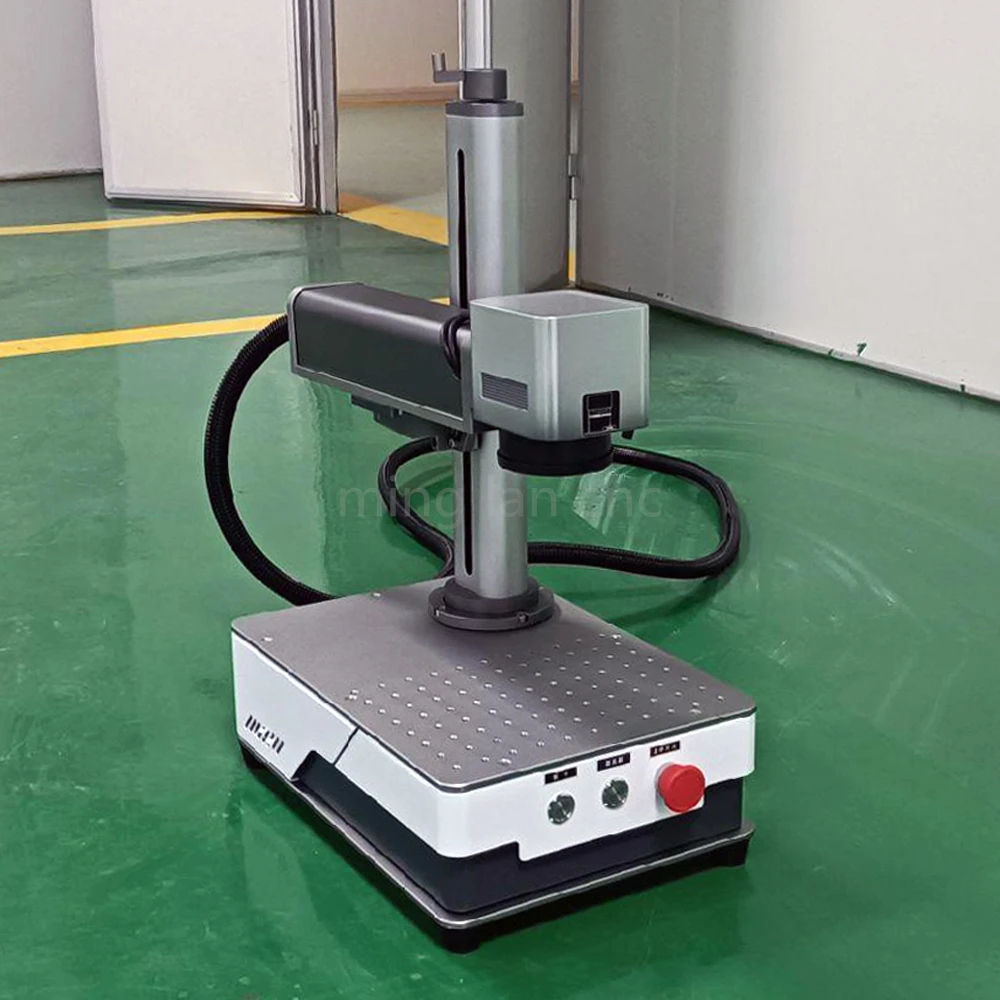 Mini Fiber Laser Markering Machine 20W 30W Voor Metaal En Niet-Metaal