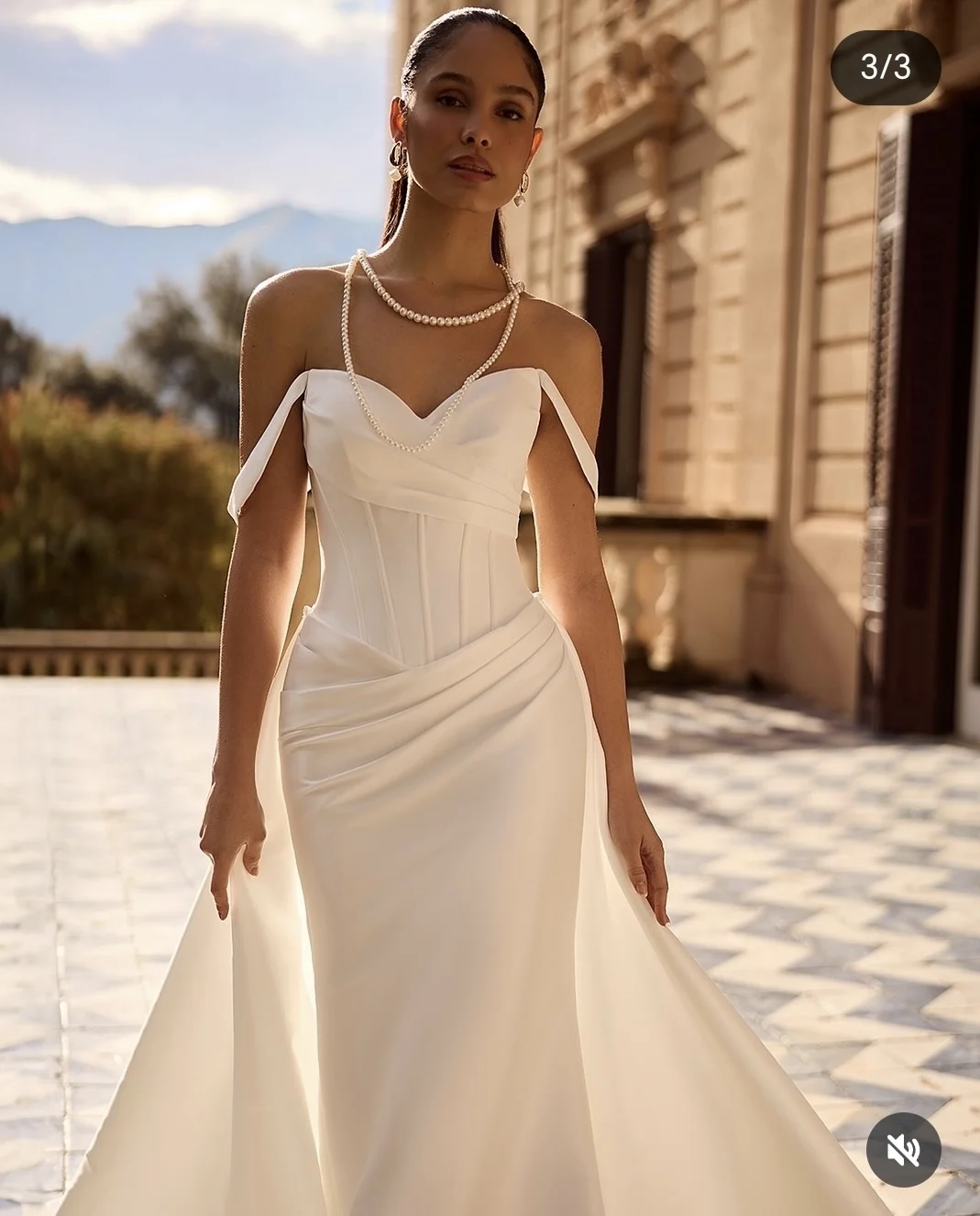 Robe de mariée élégante en forme de cœur, avec jupe détachable, plissée, superbe Robe avec traîne Court pour femmes