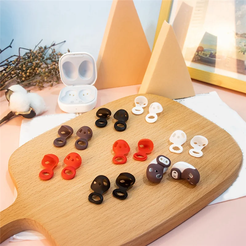 Silicone Earbud Case Cover For  Galaxy Buds Live 8 Pair Of Replacement Earplug Non-Slip Earplug Ear Buds Cushion
