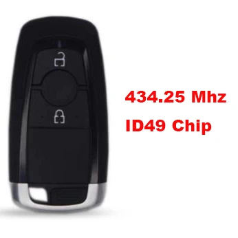 

jingyuqin 433mhz ID49 Chip Key HU101 Blade Prox Key Insert For Ford Fusion F-250 F-350 F-450 F-550 2017 M3N-A2C93142600