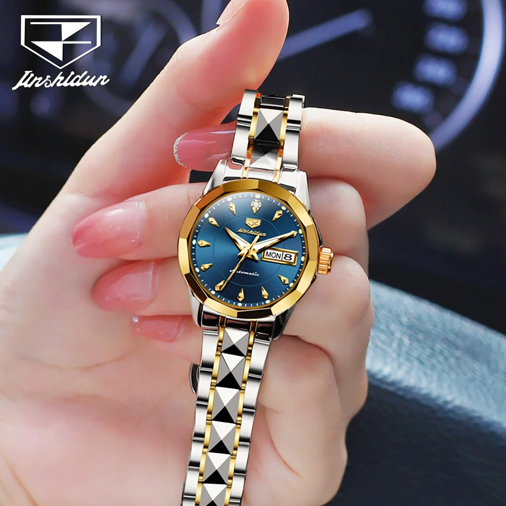 JSDUN Elegant Luxury Watch for Women Best Selling Fashion Automatic Mechanical Women\'s Wristwatch Original Trend Women Watches