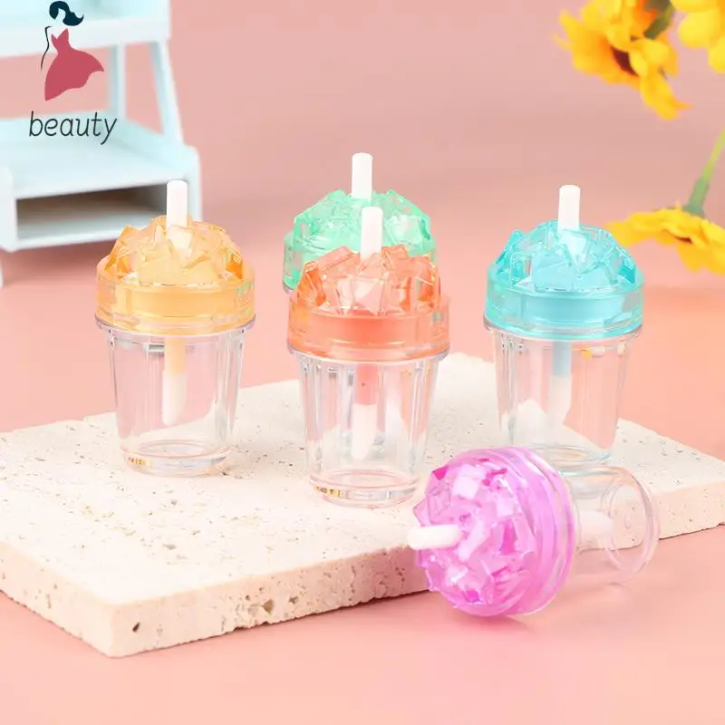 1Pc 5ml Empty Lip Gloss Tubes AS Lipgloss Tube Eyeliner Bottle Container Beauty Lipstick Makeup Tools Random Color