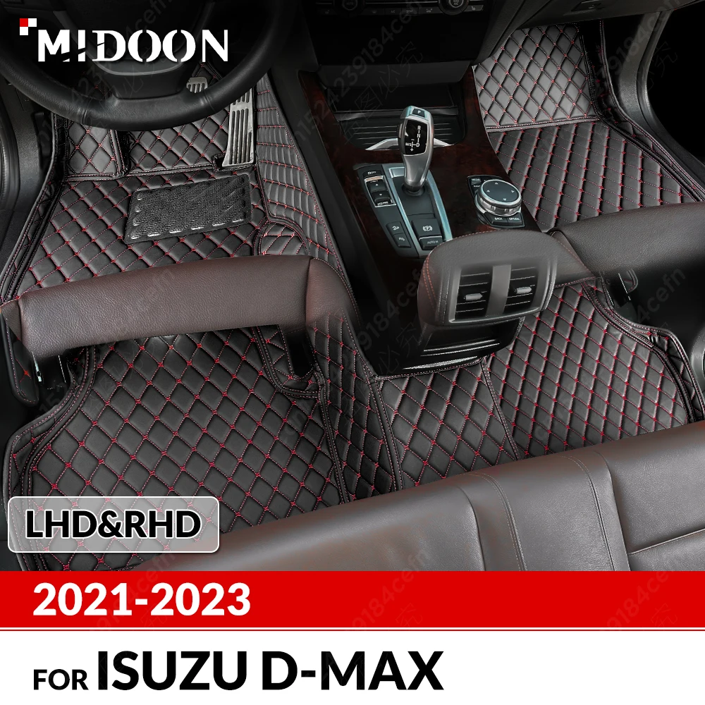 

Автомобильные коврики для Isuzu D-MAX 2021 2022 2023, пользовательские автомобильные подушечки для ног, автомобильный ковер, аксессуары для защиты салона